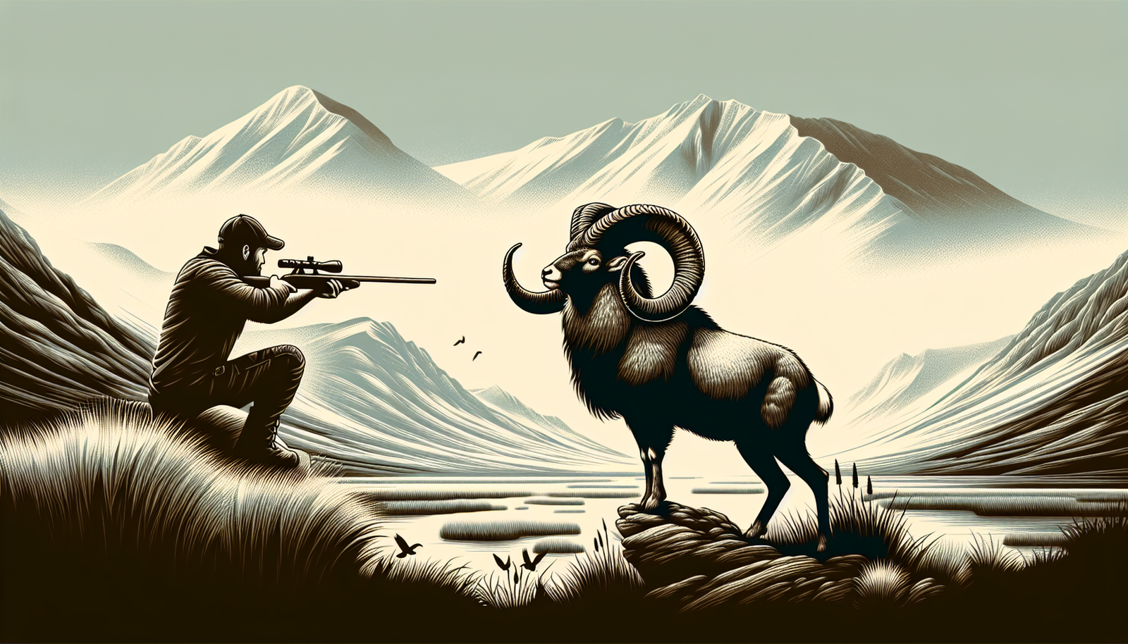 La chasse au mouflon : techniques et précautions