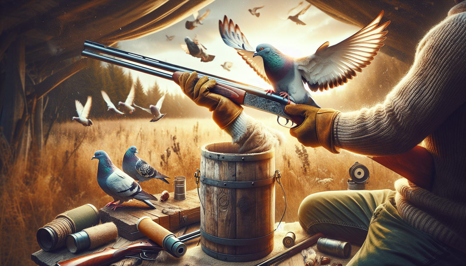 La chasse au pigeon : guide pour débutants