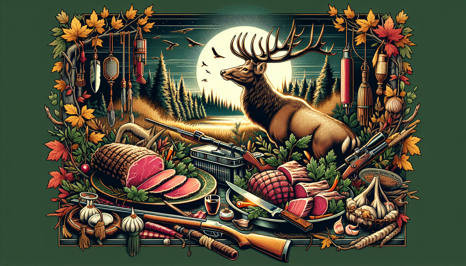 La chasse et la cuisine de gibier : recettes faciles
