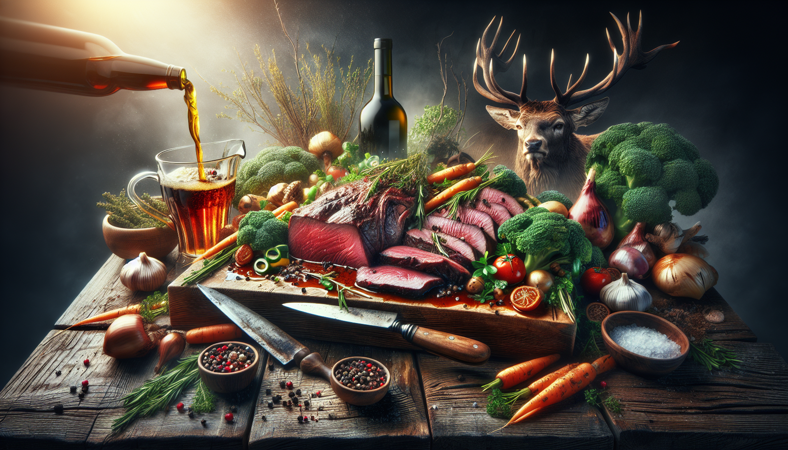La chasse et la cuisine de gibier : recettes modernes