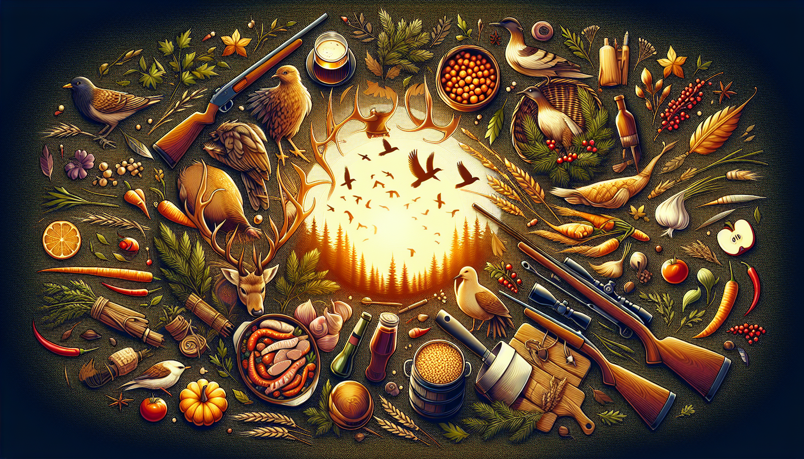 La chasse et la cuisine de gibier : recettes traditionnelles