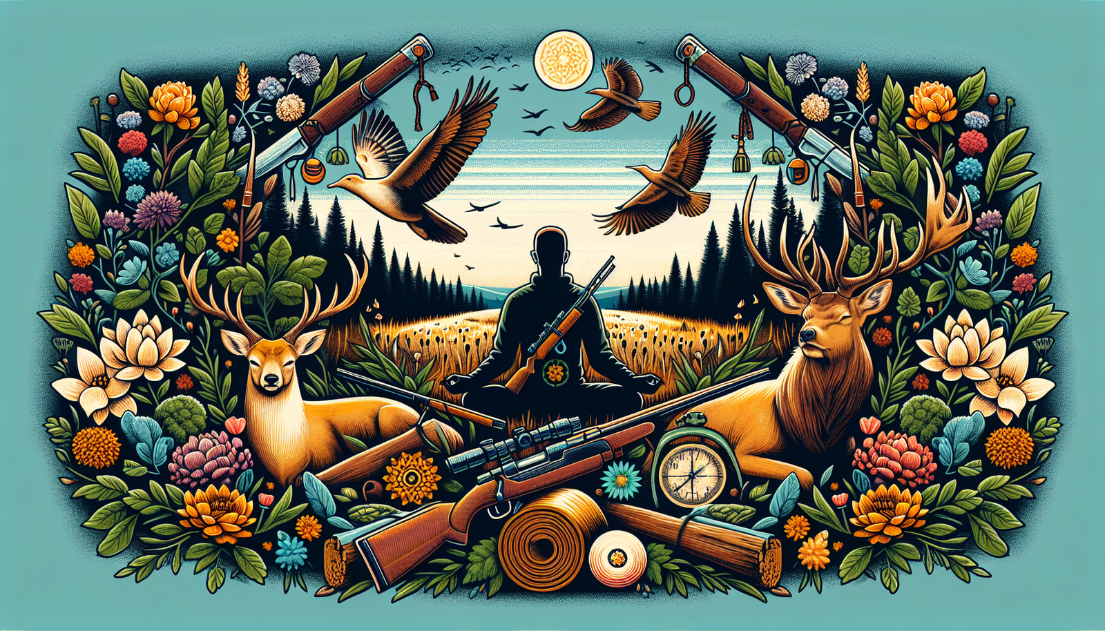 La chasse et la méditation : trouver la paix dans la nature