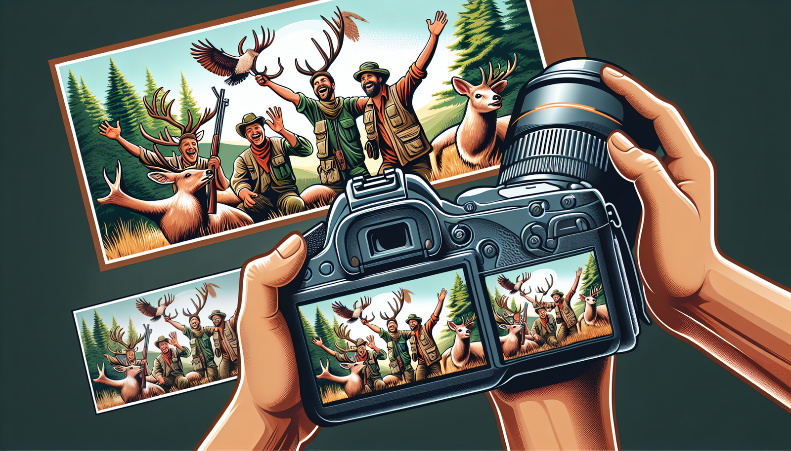 La chasse et la photographie animalière